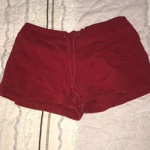 Red shorts